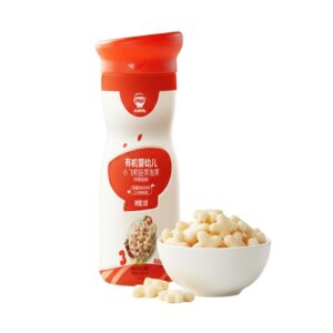 Qiu Tian Man Man Organic Germinated Baby Rice Puffs | Baby Snack 7+ Months | No Additives | Healthy Baby Snack (32g)