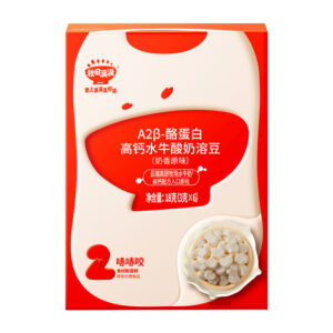 Qiu Tian Man Man Organic Probiotic Yogurt Melts for Babies | 7+ Months | Calcium Rich | Healthy Baby Snack (18g) - Milk