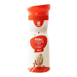 Qiu Tian Man Man Organic Germinated Baby Rice Puffs | Baby Snack 7+ Months | No Additives | Healthy Baby Snack (32g) - Strawberry Banana