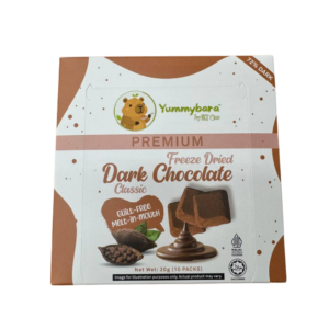 Yummybara Freeze Dried Dark Chocolate (20g) 12 months+ - Classic