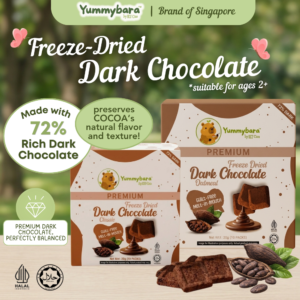 Yummybara Freeze Dried Dark Chocolate (20g) 12 months+