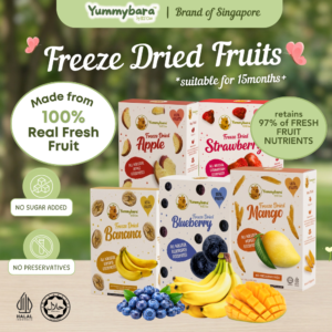 Yummybara Freeze Dried Fruits (20g) 8 months+