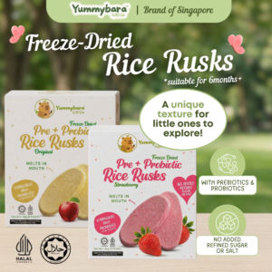 Yummybara Freeze Dried Rice Rusks (20g) 8 months+