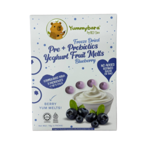 Yummybara Freeze Dried Pre + Probiotics Yoghurt Fruit Melts (20g) 8 months+ - Blueberry
